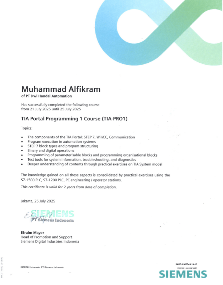 Siemens Automation Training